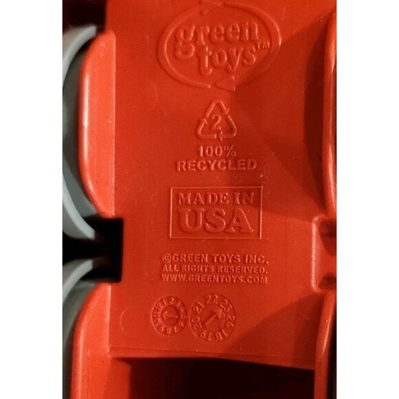 21 Inch Green Toys Train Set Engine Flat Bed Caboose 2 Bear Conductors USA - Picture 14 of 14